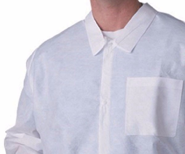 High quality PP non woven nursing uniforms short lab coat