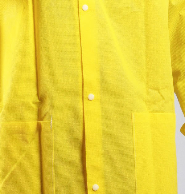 High quality PP non woven nursing uniforms short lab coat