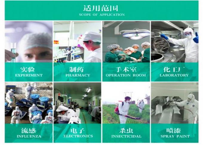 Anti Static Disposable Coverall Suit , Lint Free Chemical Resistant Coveralls