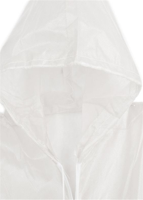 Non Toxic Hooded Throw Away Overalls Anti Spray For Healthcare Setting