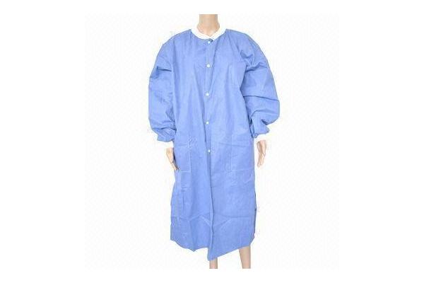 Latex Free Disposable Lab Coats , Anti Static Medical Lab Jackets