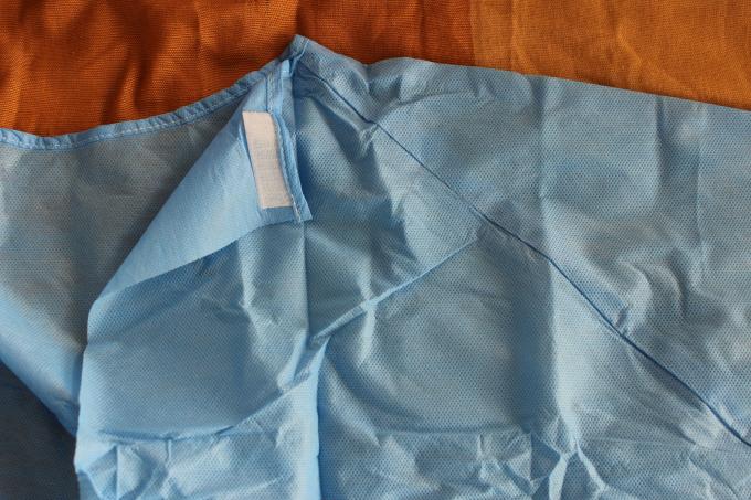 Non Woven Disposable Surgical Gown For Medical Operation / Patient Treatment
