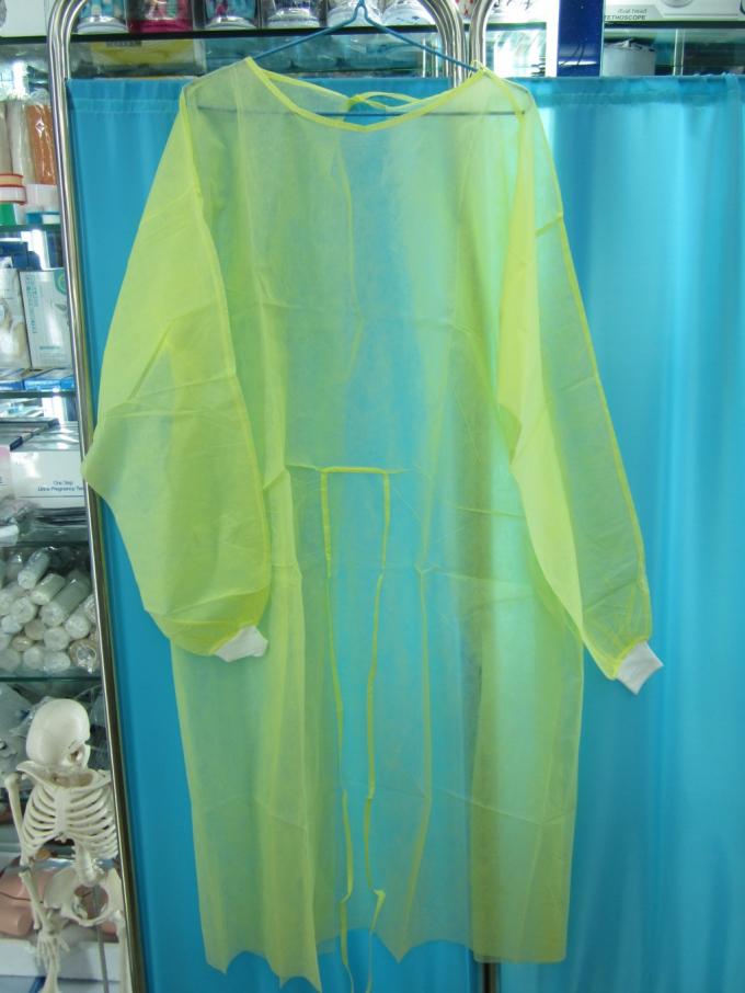 Disposable Waterproof Surgical Gowns , Fluid Repellent Non Woven Coverall