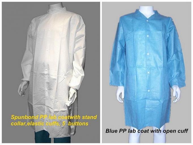 Low Lint Non Woven Disposable Barrier Gowns For Blood / Body Fluid Prevention