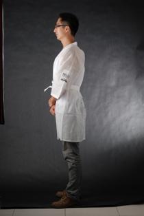 Economical Disposable Medical Protective Clothing , Disposable Visitor Coats