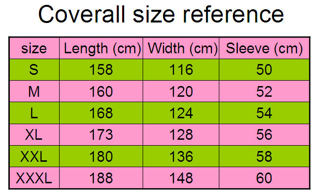 Long Sleeve Work Overalls Coverall One Piece Work Uniform