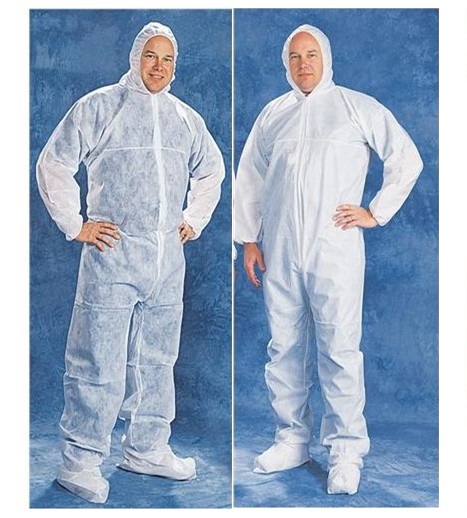 Breathable Microporous Disposable Protective Coverall With Shoe Cover