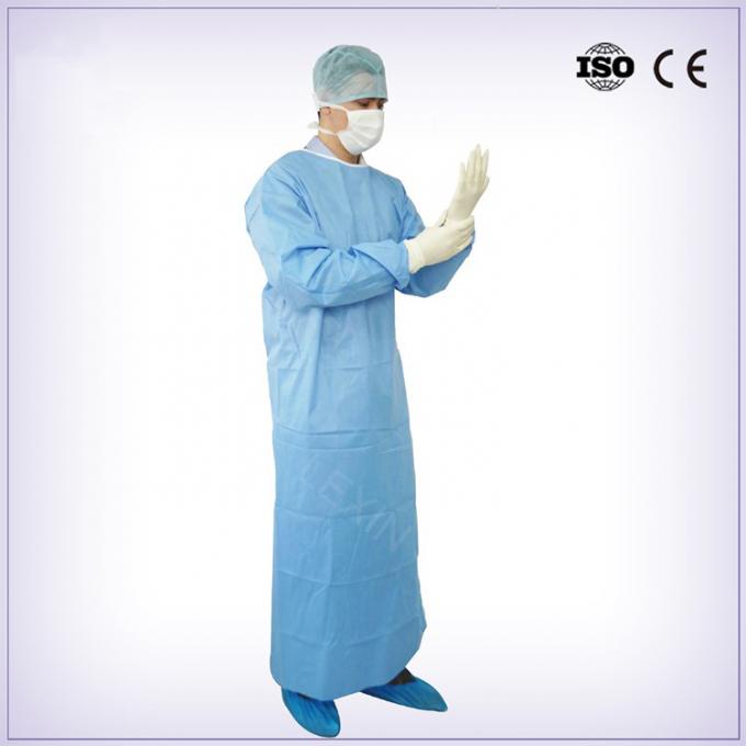 Dust Proof Non Woven Disposable Protective Gowns For First Aid Doctors