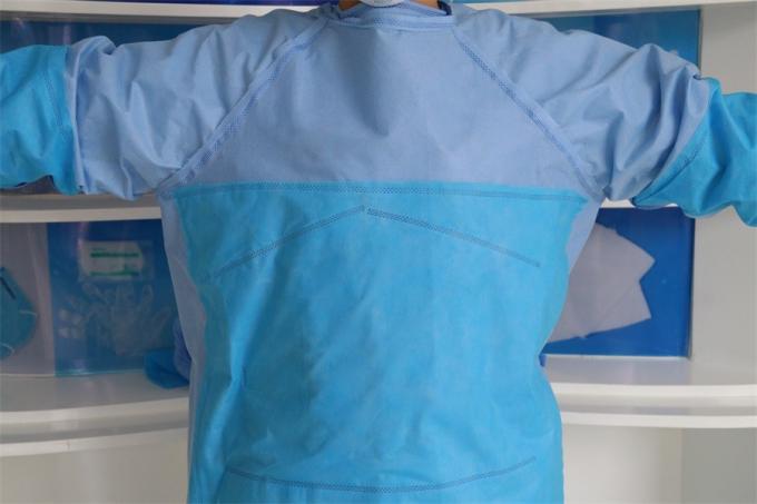 Blue Disposable Coveralls Non Toxic For Cross Infection Prevention