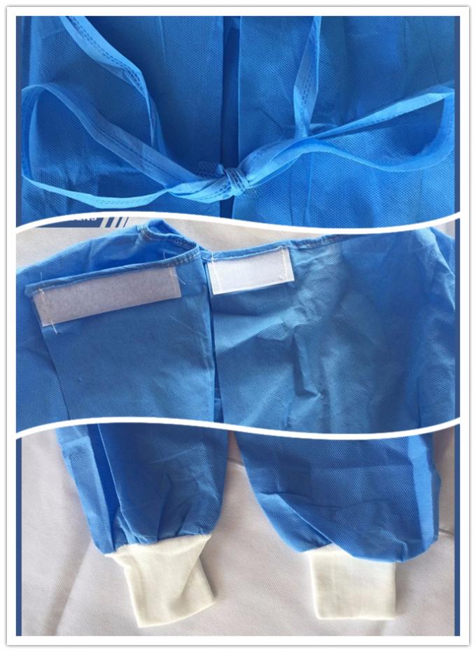 Blue Disposable Coveralls Non Toxic For Cross Infection Prevention