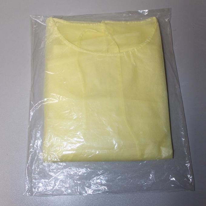 Dust Proof Disposable Isolation Gown For Doctors / Nurses / Lab Workers