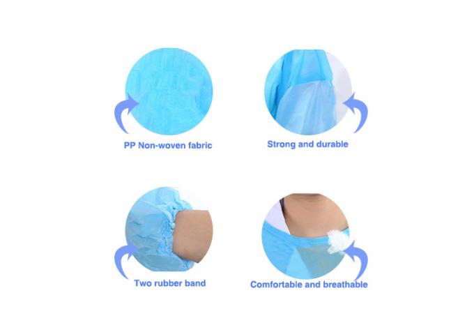Tear Resistant Disposable Isolation Gown For Hospital / Laboratory / Food Industry