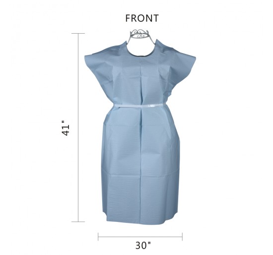 Tear Resistant Disposable Isolation Gown For Hospital / Laboratory / Food Industry
