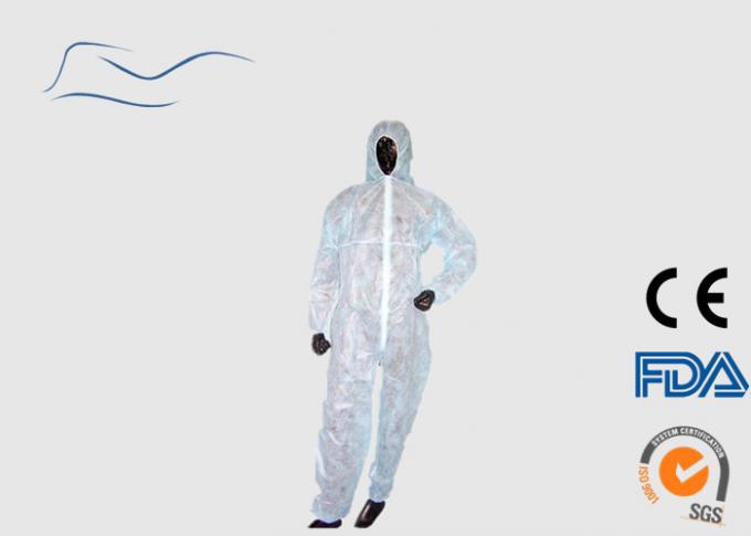 Eco Friendly Disposable PPE Coveralls For Hospital / Clinic Medical Staff