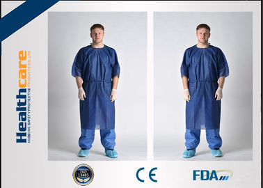 Waterproof Disposable Protective Gowns , Comfortable Medical Patient Gowns