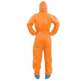 Anti Dust Disposable Non Woven Coverall With Elastic Cuff And Ankle