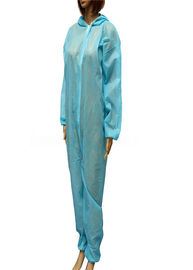 PP / SMS Non Woven Disposable Full Body Suit For Food Processing Industry