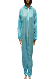 PP / SMS Non Woven Disposable Full Body Suit For Food Processing Industry
