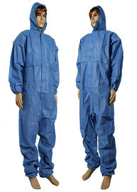 Germ Free Disposable Coverall Suit , Non Toxic​​ Disposable Work Suits