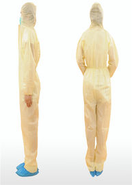 Latex Free Disposable Coverall Suit , Disposable Jumpsuits With Hood