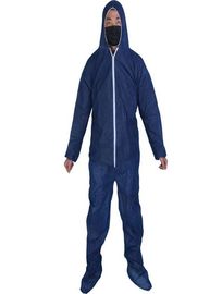 Disposable Chemical Resistant Disposable Coveralls Anti Abrasion For Medical Lab