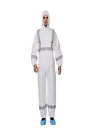 Latex Free Disposable Protective Wear Eco Friendly With Reflective Tape