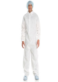 Non Woven Disposable Coverall Suit For Bacterial / Particulates / Liquid Prevention