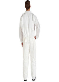 Non Woven Disposable Coverall Suit For Bacterial / Particulates / Liquid Prevention