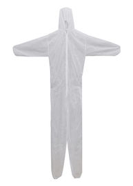 Comfortable Disposable Painters Coveralls , Dust Proof Disposable Hazmat Coveralls