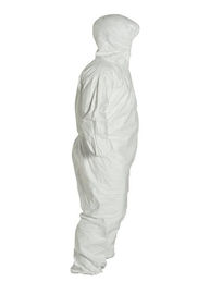 Comfortable Disposable Painters Coveralls , Dust Proof Disposable Hazmat Coveralls