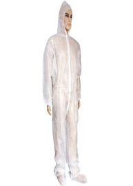 Breathable Disposable Coverall Suit For Laboratories / Heavy Dust Environments