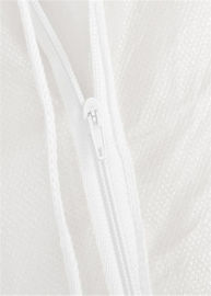 SMS Disposable Tyvek Coveralls Low Lint With Front Zipper Closure