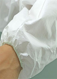 SMS Disposable Tyvek Coveralls Low Lint With Front Zipper Closure