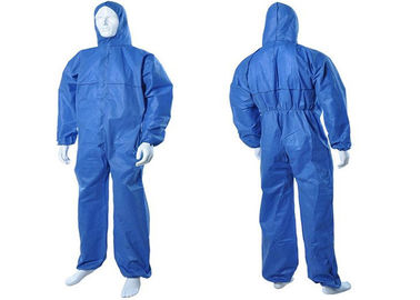 China Chemical Resistant Disposable Hooded Coveralls , Flame Retardant Disposable Coveralls company