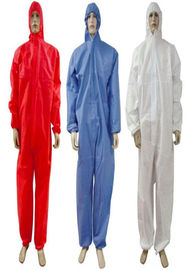 China Microporous Disposable Coverall Suit Tear Resistant For Healthcare Center / Clinic company