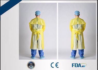 Breathable CPE Disposable Isolation Gown For Bacteria / Virus Invading Prevention