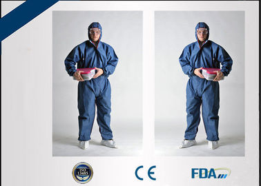 Waterproof Disposable Protective Coveralls For Hospital / Clinic / Clean Room
