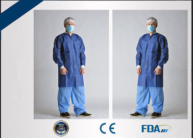 Anti Static Disposable Protective Suit Germ Free For Biology Laboratory