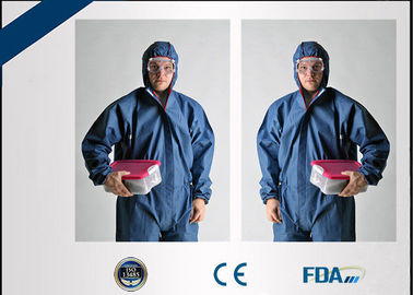 Polypropylene Disposable Protective Coveralls Air Permeable With Hood