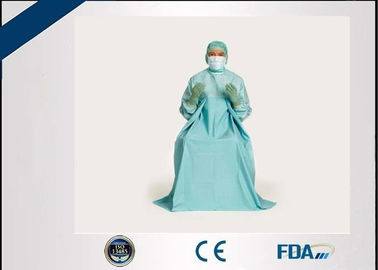 Waterproof Disposable Barrier Surgical Gown Three Layer Compound Non Woven Fabric Made