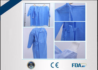 Reinforced Waterproof Surgical Gowns Disposable Sterilized / Non Sterilized