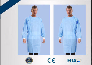 High Tensile Strength Disposable Doctor Gowns , Non Woven Disposable Medical Clothing