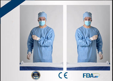 Blue Disposable Coveralls Non Toxic For Cross Infection Prevention