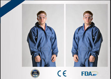 China Reliable Disposable Protective Coverall For Hospital / Laboratory / Clean Room company