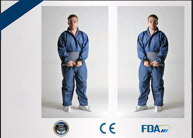 High Tensile Strength Disposable Protective Clothing , Chemical Resistant Coveralls