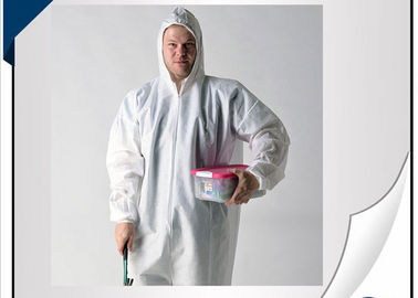 25G PP Disposable Protective Coverall With Reinforced Sleeves And Chest