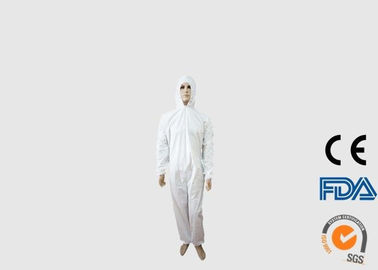 Anti Static Throw Away Overalls For Pharmaceutical Factory / Laboratory