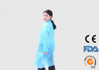 China Long Sleeve Disposable Medical Exam Gowns , Non Woven Disposable Lab Coats company