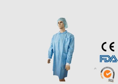 Tear Resistant Disposable Visitor Coats , Comfortable Disposable Lab Gowns