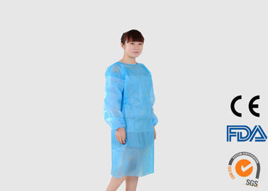 China Lightweight Disposable Medical Gowns , PP Coated PE Disposable Sterile Gowns company
